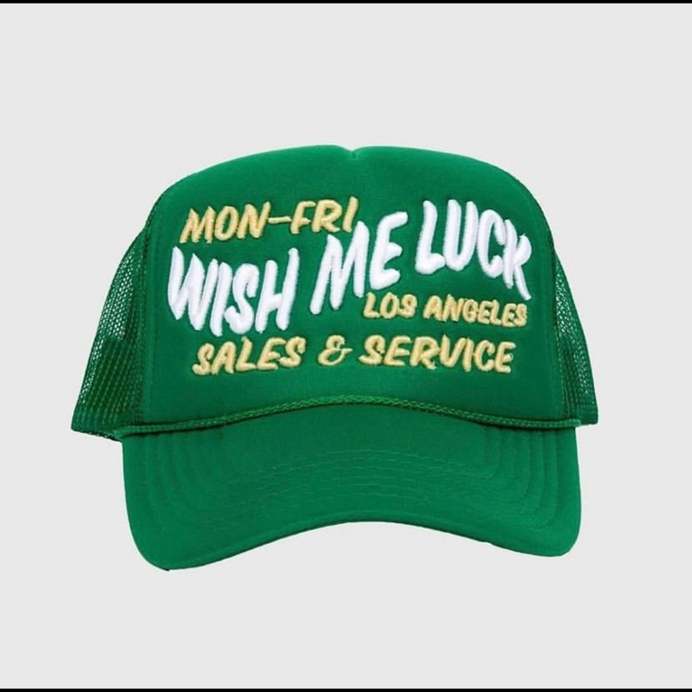 WISH ME LUCK trucker hat!